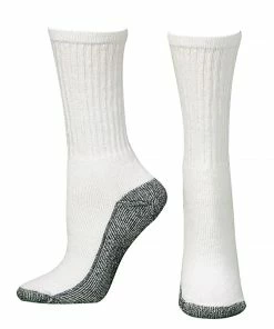 M & F Boot Care & Accessories Boot Doctor Men's Workboot Crew 3 Pack White Socks