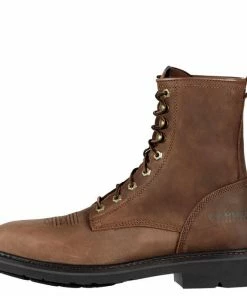 Ariat Cascade 8" Wide Square Lace Up Steel Toe Work Boots 6 Ariat Cascade 8