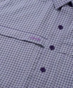 Men's Game Guard Purple TekCheck Short Sleeve Shirt 5 Men's Game Guard Purple TekCheck Short Sleeve Shirt
