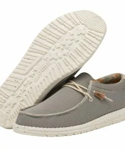 Men's Hey Dude Wally Eco Sox Cobblestone Shoe Shoes