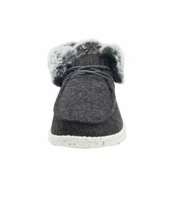 Women's Hey Dude Britt Black Shoes