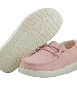 Youth Hey Dude Wendy Youth Linen Cotton Candy Shoes Kid's