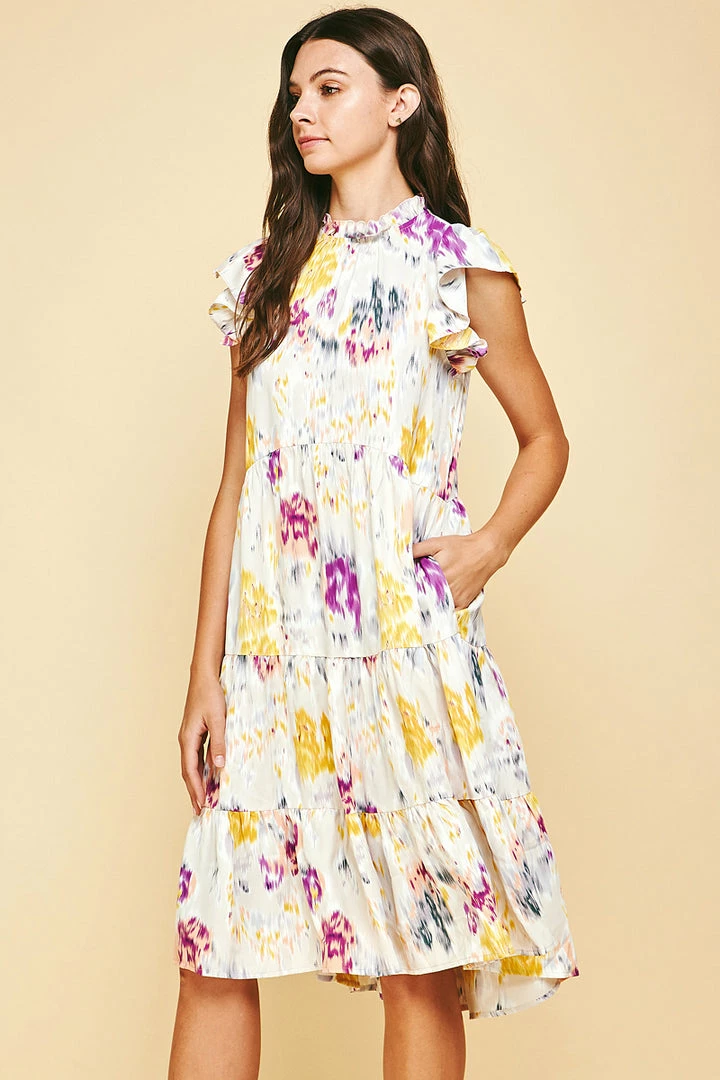 Pinch Women's Khaki Multi Dress 3 Pinch Women's Khaki Multi Dress