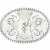 M & F Nocona Oval Cowboy Prayer Belt Buckle