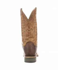 Western Boots Lucchese Rudy Chocolate/Peanut Cowhide Boot