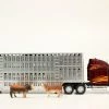 M & F Kids Peterbuilt Livestock Hauler Set Toys