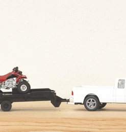 M & F BH Pickup & 4 Wheeler Toy Toys