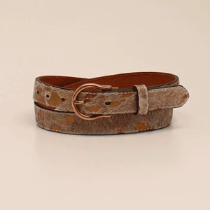 M & F Women's Ariat 1" Calf Hair Belt 1 M & F Women's Ariat 1" Calf Hair Belt