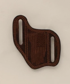 Ariat Brown Flag Pancake Knife Sheath Knife Sheaths