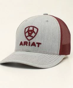 M & F Ariat Logo Mesh Cap Caps