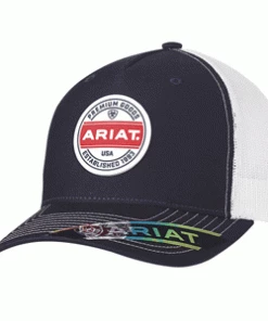 M & F Caps Ariat Navy Patch Logo Cap