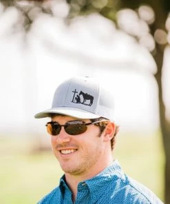 Dally Up Heather/Black Cowboy Praying Cap