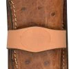 M & F Knife Sheaths Ostrich Knife Sheath