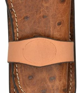 M & F Knife Sheaths Ostrich Knife Sheath