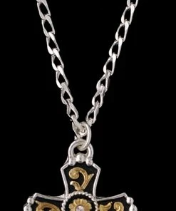 M & F Necklaces Gold Cross Pendant Necklace