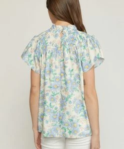 Entro Women's Blue Top Tops