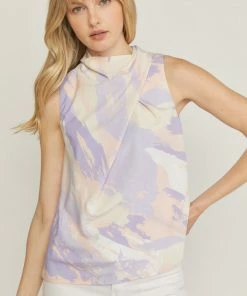 Entro Women's Lavender Combo Top Tops