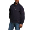 Ariat FR Rev 1/4 Zip Top Navy