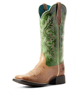 Ariat® Ladies Dark Tan & Treetop Green Breakout Boots
