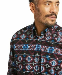 Men's Ariat Kyron Classic Black Long Sleeve Shirt