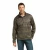 Outerwear Men's Ariat Wesley Sweater Serape Print Tan