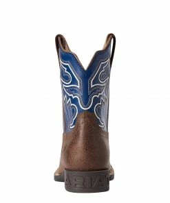 Kid's Ariat Youth Sorting Pen Chocolate/Navy Boot Kids Boots