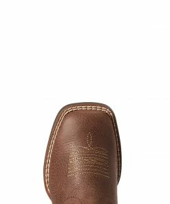 Kid's Ariat Youth Sorting Pen Chocolate/Navy Boot Kids Boots