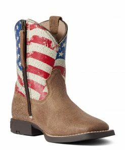 Kids Boots Kid's Ariat Stars And Stripes American Flag Boot