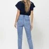 Women's Flying Monkey "Gene" Stretch Mom Jeans