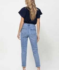 Women's Flying Monkey "Gene" Stretch Mom Jeans