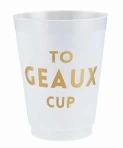 Creative Brands Home & Gifts To Geaux Cup Frost Cups 8 Pack
