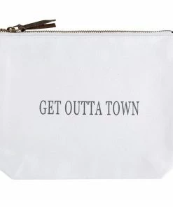 Creative Brands Get Outta Town Canvas Zip Pouch
