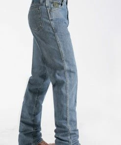 Cinch Men's Relaxed Fit Green Label Jean - Medium Stonewash Jeans