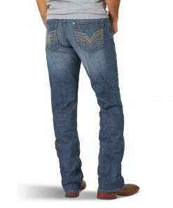 Wrangler Men's Rock 47 Melody Slim Boot Jean Jeans