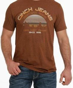 Men's Cinch Copper Graphic Short Sleeve Tee