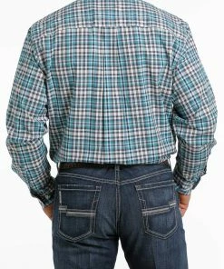 Men's Cinch Multi Plaid Long Sleeve Shirt