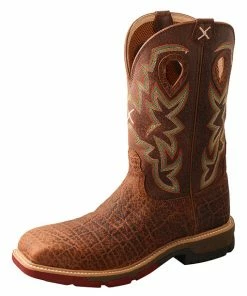 Twisted X 12" Nano Toe Western Work Boot W/Cell Stretch