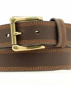 M & F Nocona Mens Leather Belt Belts