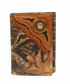 M & F Nocona Mossy Oak & Shotgun Shell Concho Trifold Wallet Wallets