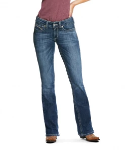 Ariat Women's Carlie R.E.A.L. Jeans Mid Rise Bootcut
