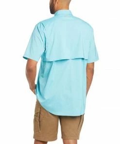 Short Sleeve Shirts Men's Ariat Rebar Made Tough VentTek DuraStretch Work Shirt Short Sleeve Shirt