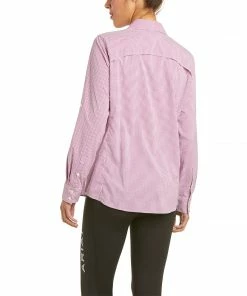 Women's Ariat Venttek Stretch Yancith Violet Check Shirt