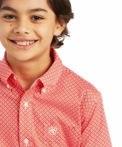 Kid's Boys Ariat Keaton Classic Short Sleeve Shirt