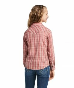 Girls Ariat Antique Rubia Snap Long Sleeve Shirt Girl's Western Shirts