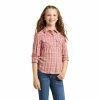 Girls Ariat Antique Rubia Snap Long Sleeve Shirt Girl's Western Shirts