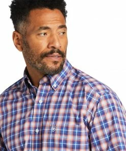 Men's Ariat Pro Aaron Classic Ginger Spice Long Sleeve Shirt