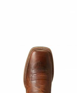 Western Boots Men's Ariat Brushrider Penny Brown Western Boot