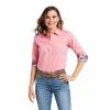 Ariat Women's Kirby Confetti/White Pinstripe Long Sleeve Shirt