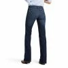 Jeans Women's Ariat Trouser Perfect Rise Long Wide Leg Jean
