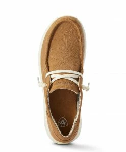 Shoes Women's Ariat Hilo Tan Floral Emboss Shoe